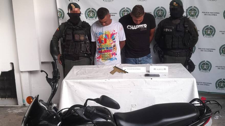 Capturan en Sincelejo a ‘Homero’ y al ‘Fino’ por hurto calificado
