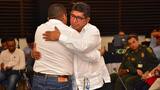 El abrazo de paz entre los exjefes de las Farc y las AUC en Cesar