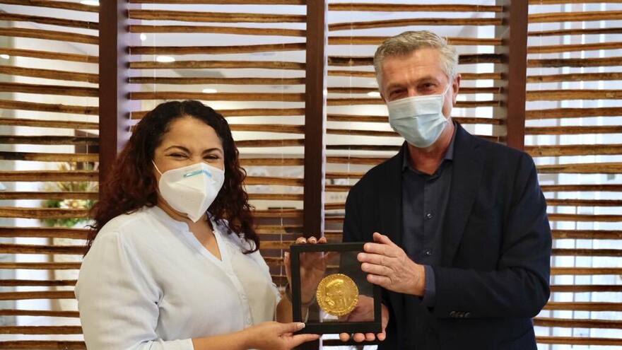 Mayerlin Vergara, una heroína, dice alto comisionado de ONU