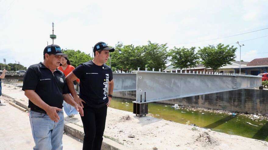 Supervisan obras de construcción del Gran Malecón del Suroriente
