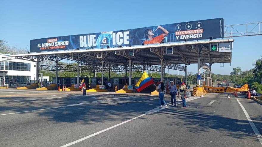 Levantan talanqueras en peaje de Galapa, en la vía Cordialidad