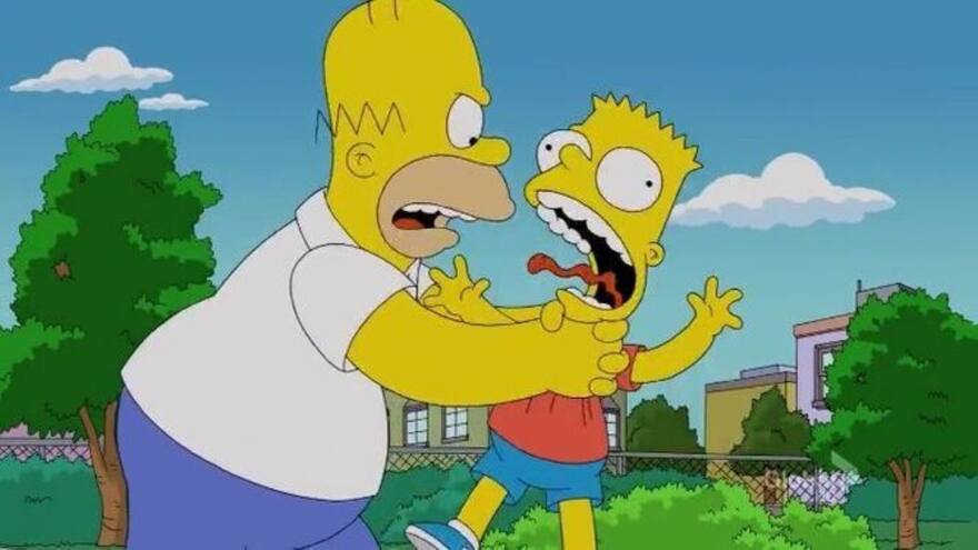Homero ya no estrangulará a Bart en Los Simpsons: 'Los tiempos han cambiado'