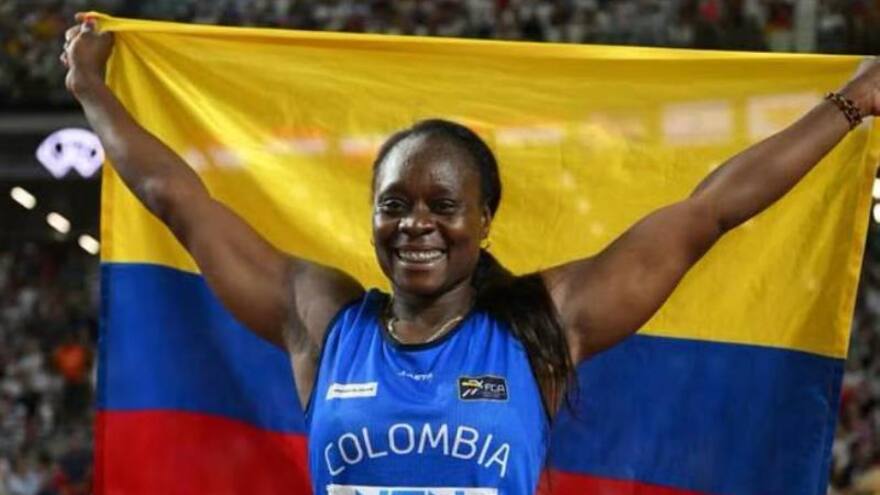 Colombia tiene subcampeona del mundo en Jabalina: Flor Denis Hurtado ganó medalla de plata en los Mundiales de atletismo de Budapest