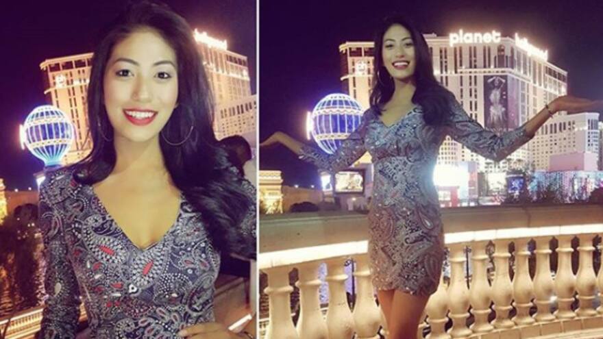 Se cae concursante de Miss Universo durante competencia preliminar