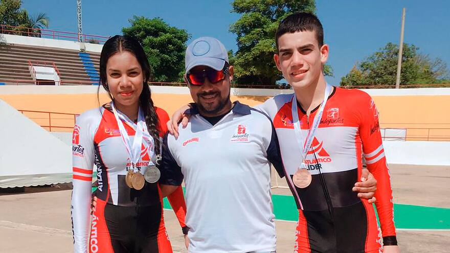 Salazar y Pacheco, ciclistas destacados en Intercolegiados