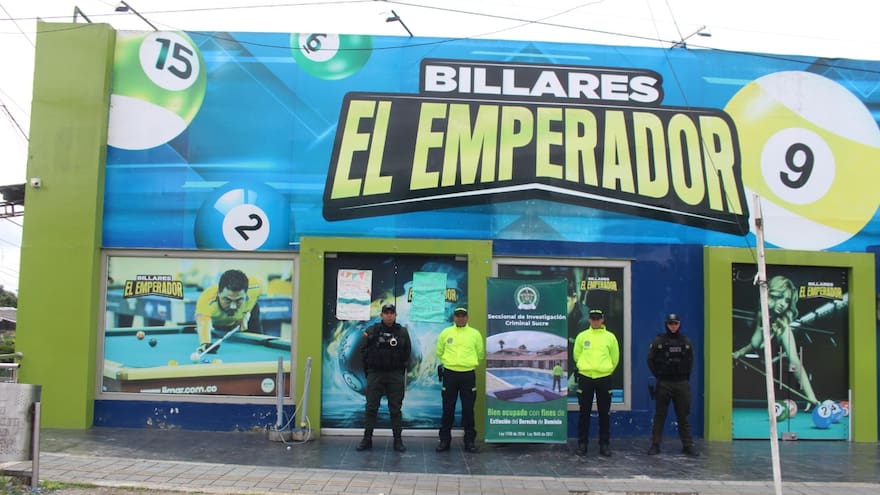 Sincelejo: Fiscalía aplica extinción de dominio a Billares El Emperador