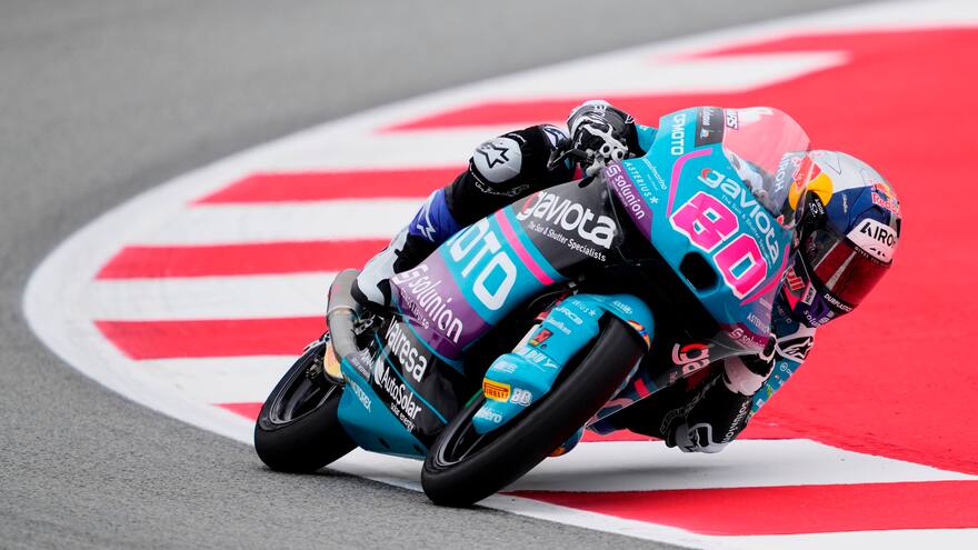 Récord y ‘pole’ para David Alonso en el Gran Premio de Cataluña de Moto3