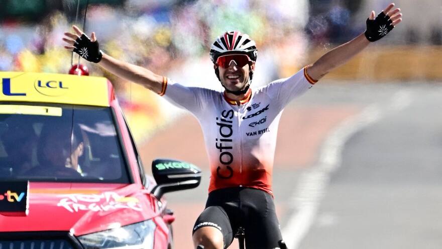 Ion Izaguirre se impone; Vingegaard sigue líder del Tour de Francia