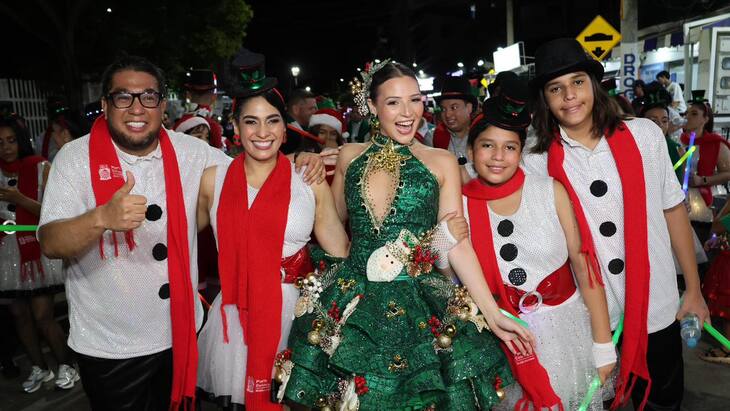 Puerto Colombia disfrutó de su Gran Parada de Luces este fin de semana