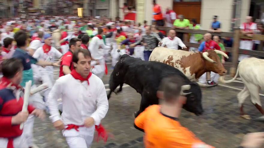 Cinco heridos en primer encierro de San Fermín
