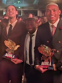 Junior brilló en la Gala Estrellas Águila 2025 con Jermein Peña, José Enamorado y Alfredo Arias