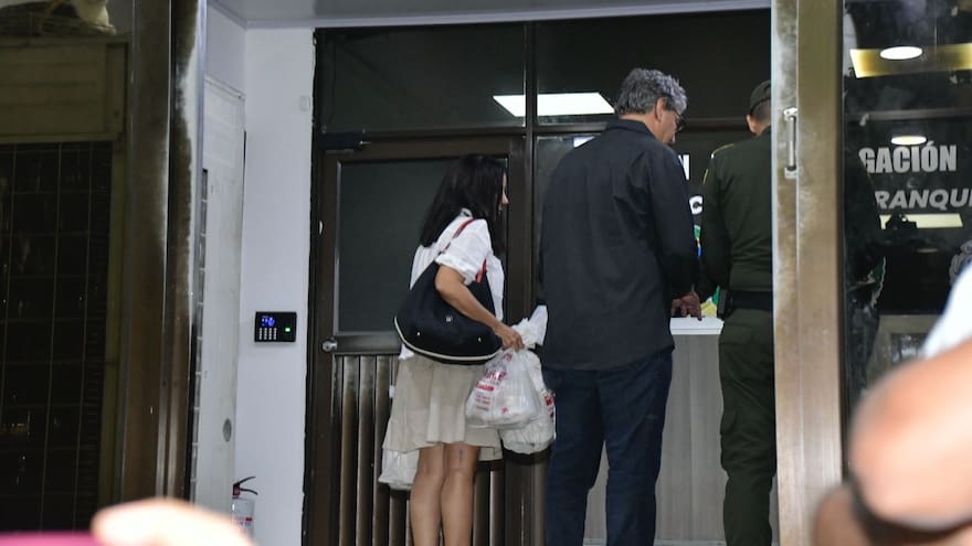 Familia de Jaime Saade lo visitó en la sede de la Sijín