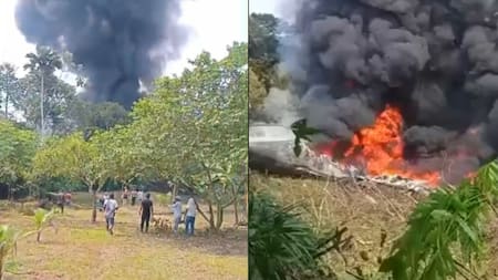 Se accidentó un avión Hércules de la Fuerza Aeroespacial Colombiana: reportan varios muertos