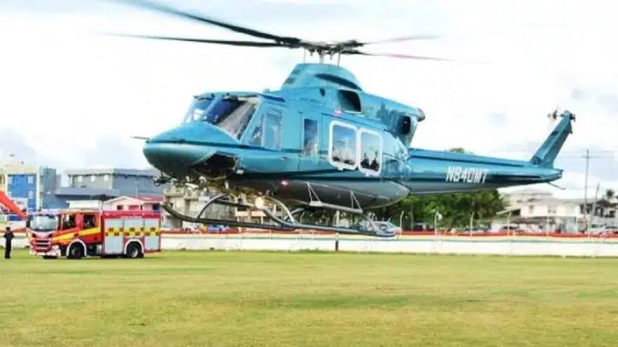 Accidente de helicóptero militar en Guyana: rescatan a sobrevivientes
