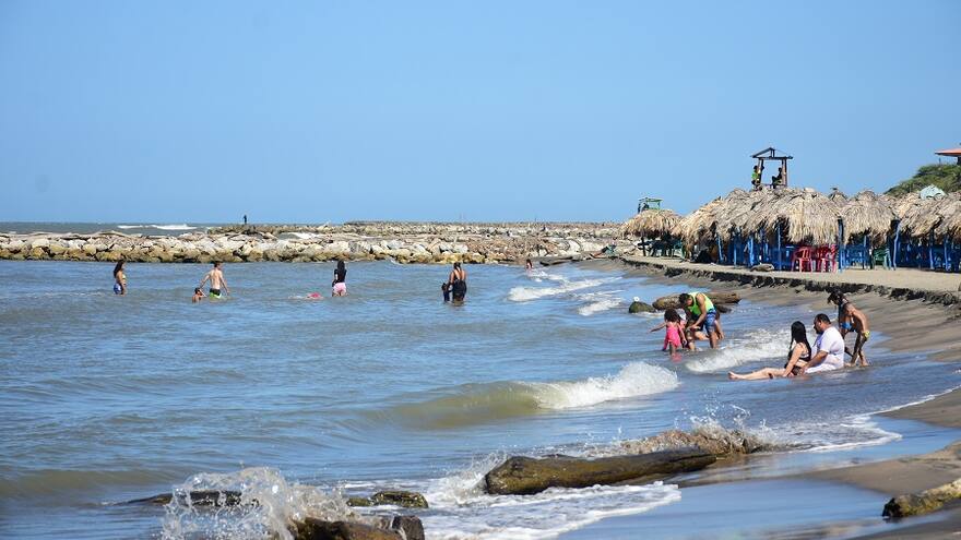 Playas del Atlántico reportaron poca afluencia de turistas