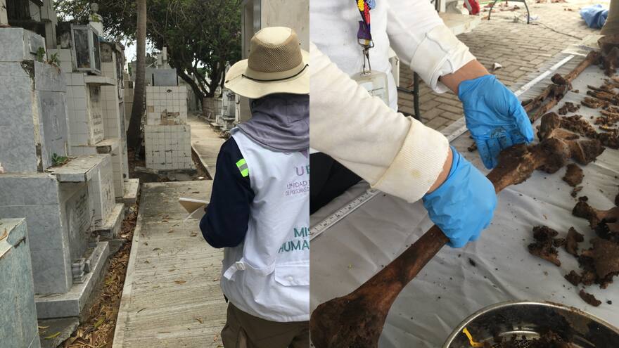 Avanza recuperación de cuerpos no identificados en cementerio de Cartagena