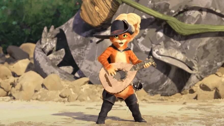 Nuevo adelanto de ‘Gato con botas: el último deseo’; con Antonio Banderas, Salma Hayek y personajes de cuentos clásicos