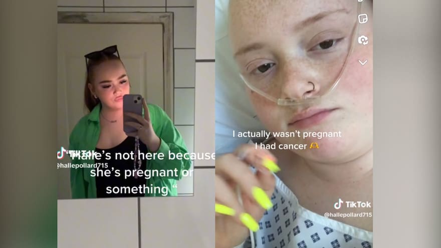 Joven le diagnosticaron que estaba embarazada, pero en realidad tenía cáncer