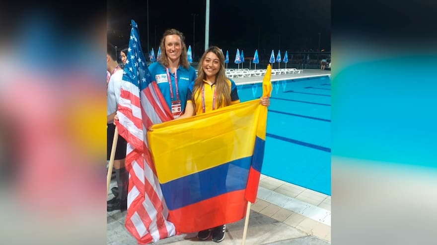 Oficial de la Armada se destacó en Campeonato de natación en Serbia
