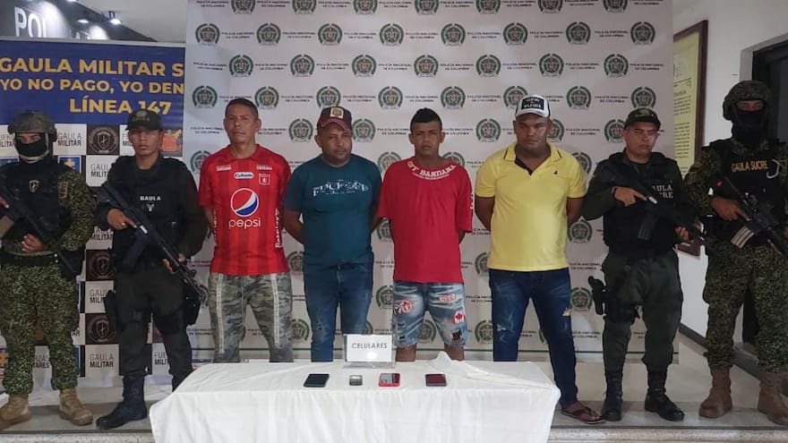Policía despliega redada por delitos de homicidio y extorsión en Sucre