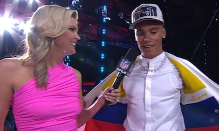 El colombiano Christian González, seleccionado por los New England Patriots