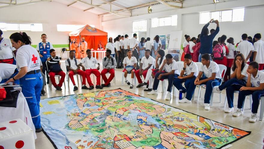 Cruz roja promueve actividades para la Reducción del Riesgo de Desastres