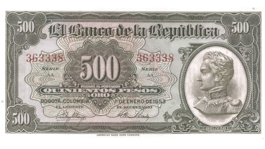 Por este billete de 500 pesos de Colombia podrían pagar hasta 300 millones de pesos. ¿Lo tiene?