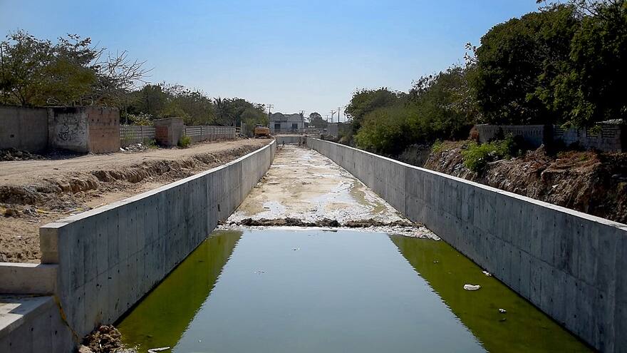 Canalización del Salao II y Felicidad avanza un 90 %