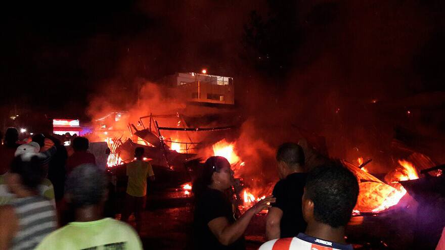 Incendio en mercado público de Fundación, Magdalena