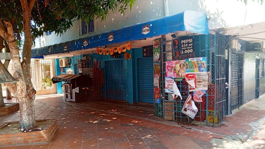 Criminal dispara contra tienda del barrio 20 de Julio