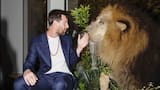 Messi recorrió un santuario de animales en su visita a la India: se tomó fotos con leones, jirafas y rinocerontes