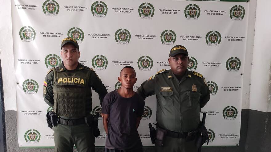 Con granada de aturdimiento y panfletos extorsivos capturan a ‘Kalvin’