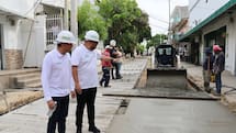 Sigue la recuperación de la malla vial de Puerto Colombia para descongestionar el flujo vehicular