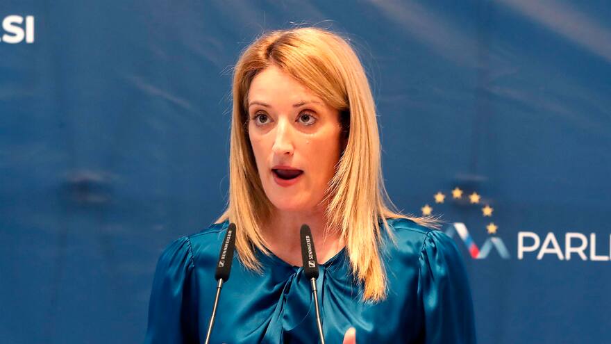 Conflicto Rusia y Ucrania: presidenta del Parlamento Europeo anunció que va camino a Kiev