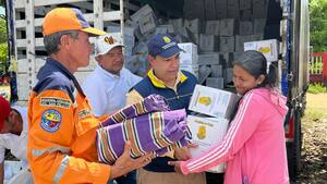 La Ungrd entrega asistencia humanitaria a más de 13 mil familias en Córdoba