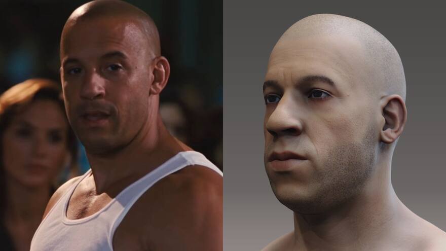 ¿Vin Diesel parecido a Adán? Supuesto modelo 3D del primer humano lo confirma