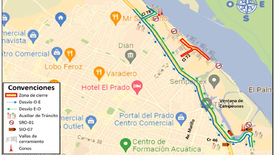 Anuncian cierres viales por competencia de Karts en el Malecón del Río