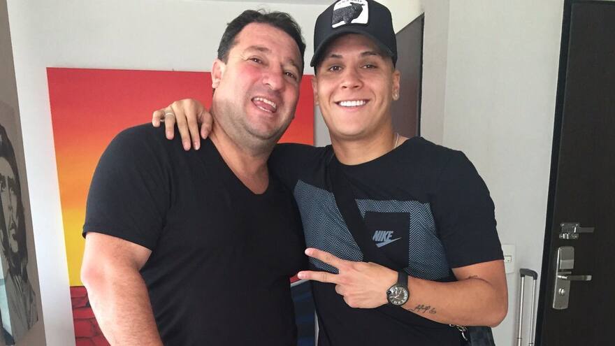 Rodrigo Riep, representante de Juan Fernando Quintero, pasó por Junior