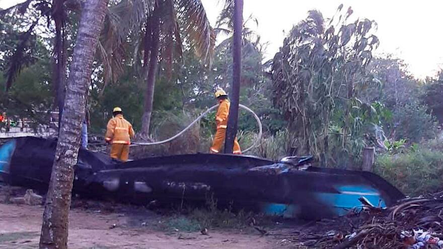 Queman embarcación de pescadores en Coveñas