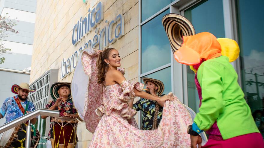 Clínica Iberoamérica entregó a su majestad Melissa las llaves de la salud