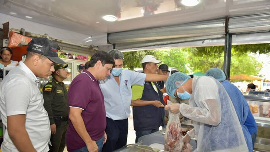Inician controles a expendios de carnes en Valledupar