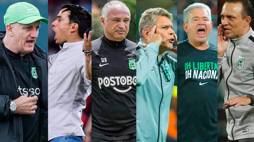 Atlético Nacional completará una docena de técnicos en los últimos ocho años