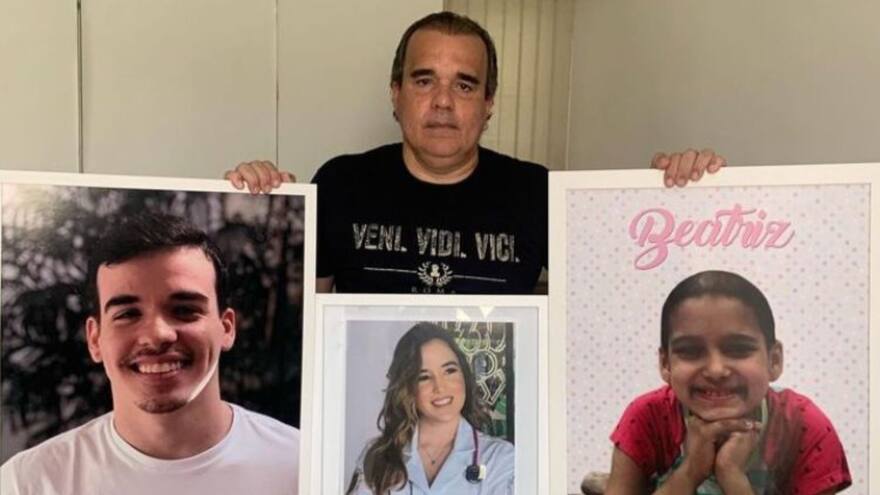 Sus tres hijos murieron de cáncer y ahora él lucha contra la enfermedad