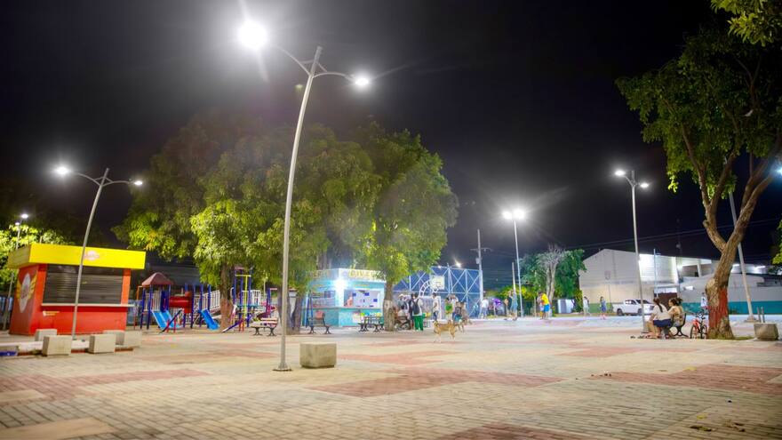 Modernizan iluminación en parques de Valledupar