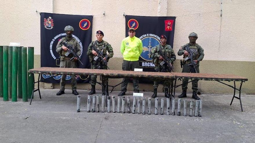 Hallan depósito de armas del Eln en Catatumbo durante operativo militar