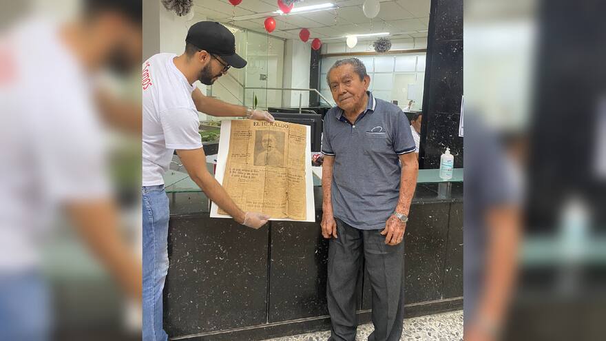 Antonio Barrios: el guardián de la primera edición de EL HERALDO