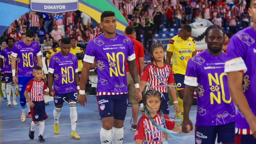 Jugadores del Junior se unen a la campaña ‘NO es NO’