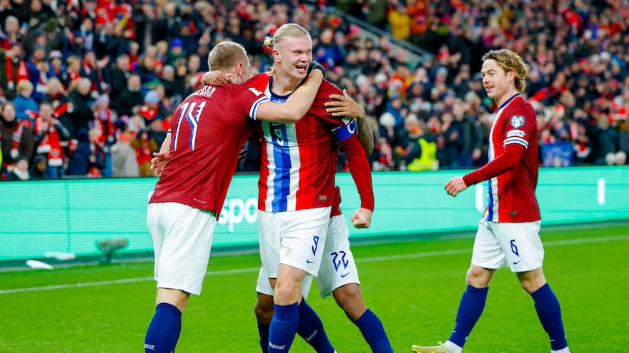 Haaland y Sorloth acercan a Noruega al Mundial