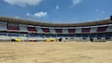 Arranca la siembra del nuevo césped del estadio Metropolitano
