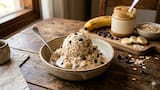 Helado casero de avena, plátano y mantequilla de maní: receta sin azúcar y nutritiva